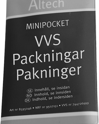 Minipocket VVS Pakningssæt – Fiberpakninger på tilbud!