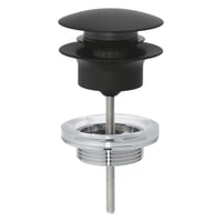 Grohe Push Bundventil Phantom Black – Elegant Badeværelsesløsning