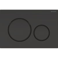 Geberit Sigma20 Rund Betjeningsplade - Mat Sort Design