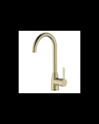 Geyser Mini Køkkenarmatur i Mat Guld - Vandbesparende Design