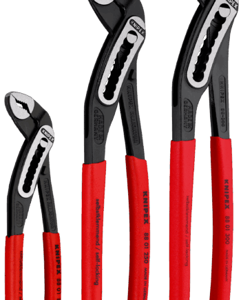 Alligator Vandpumpetangsæt 180 250 300 - Knipex 943822545  - 4003773035664