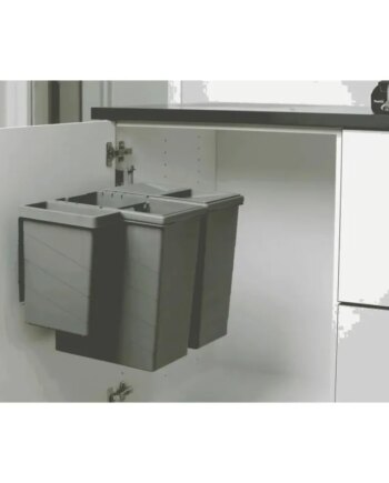 Effektivt affaldssorteringssystem med svingbar design - 4 rum