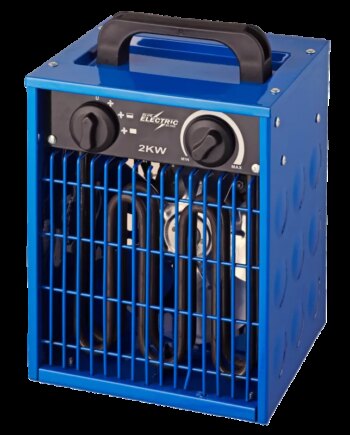 Blue Electric 2kw Varmeblæser - Blue Electric 943822545  - 5704587007029