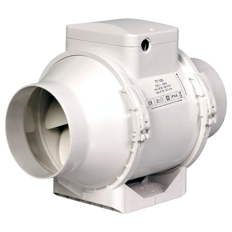 Duka Hvid Kanalventilator El125tt til Loftventilation