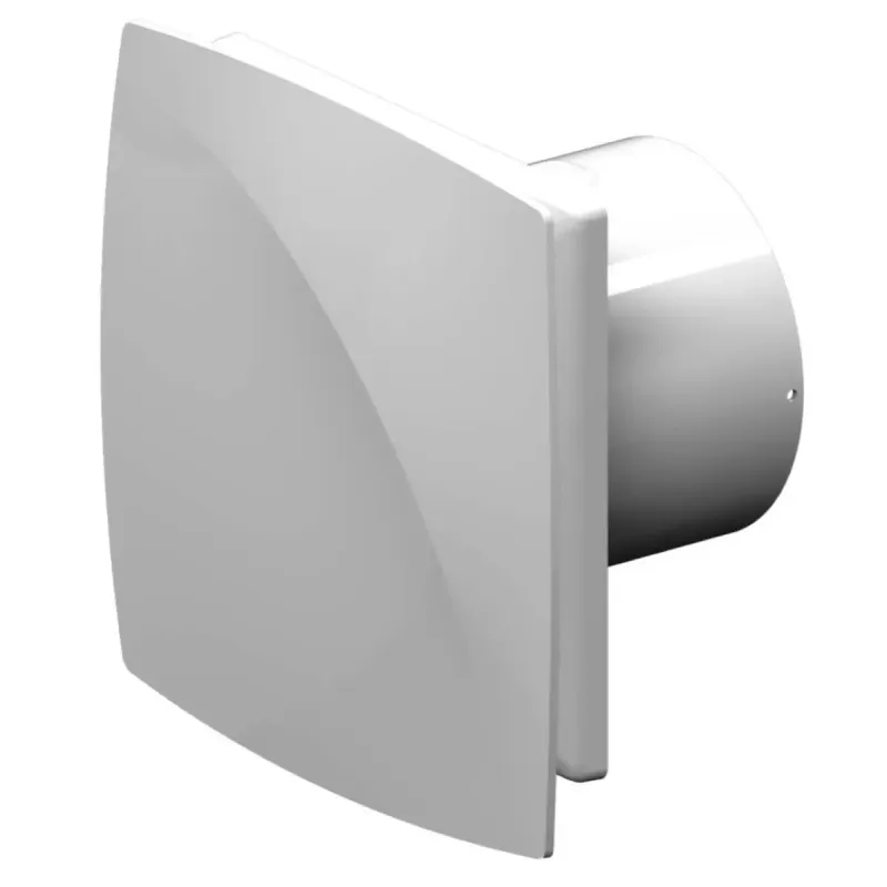 Elegant Hvid Duka Ventilator med Tidsstyring Ø100mm