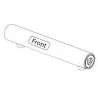 Hvid Pressalit Konsolrr Erstatning - Pressalit 943822545  - 5708590296692