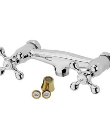 Geyser Magnolia Brusearmatur Greb Krom Guld - Geyser 943822545  - 5701951113935