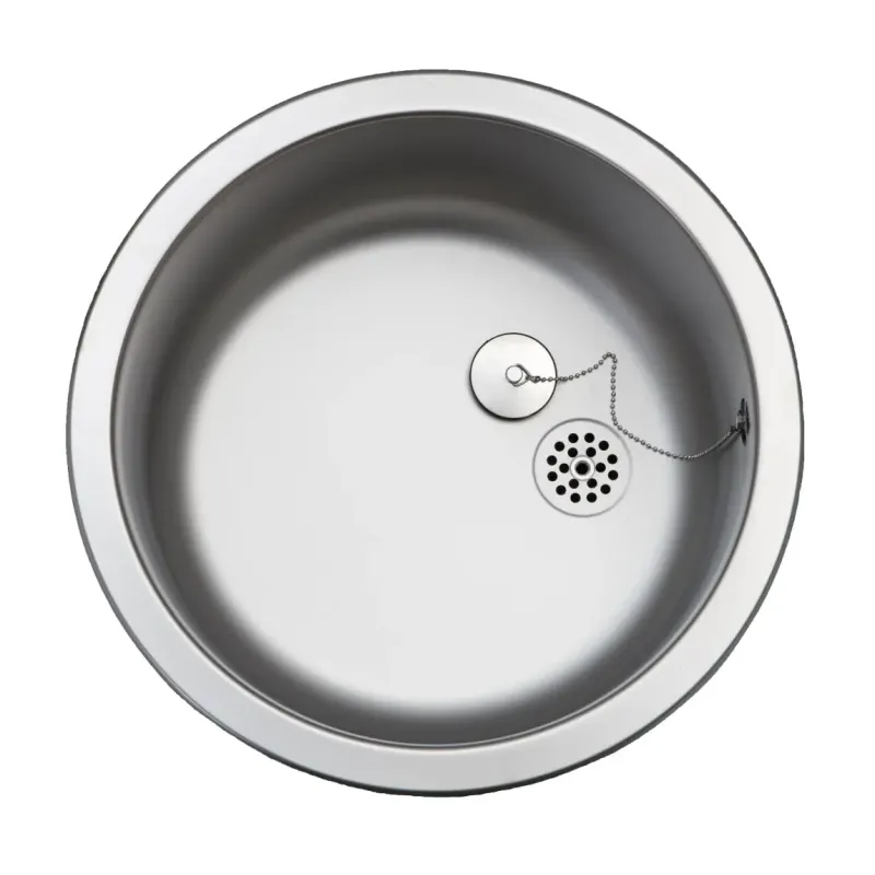 Juvel Køkkenvask BMKC380 med Prop – Mat Finish, Ø385 mm