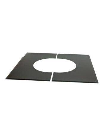 Schiedel Dækplade Ø250 til Bagudmontering - 2 Delt Sæt