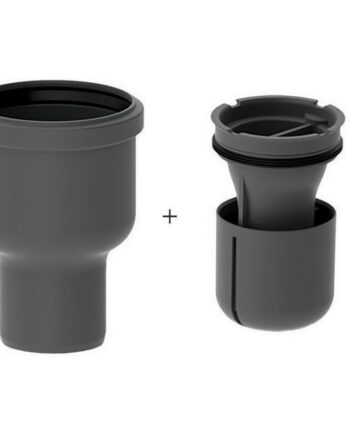 Unidrain Udløbshus Hjørne Lodret Inkl Vandlås Ø75mm - Unidrain 943822545  - 5707692006628